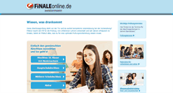 Desktop Screenshot of finaleonline.de